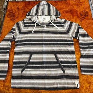Lucky Brand Baja Striped Hooded Men's Shirt